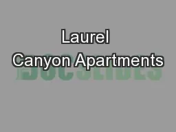 Laurel Canyon Apartments