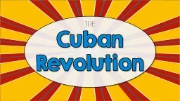 Cuban Revolution The Standards