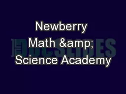 Newberry Math & Science Academy