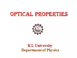 Department of Physics K L University