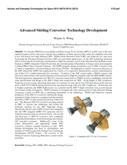 Advanced Stirling Convertor Technology Development Way
