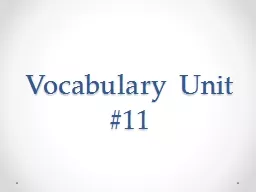 Vocabulary Unit #11 abstemious