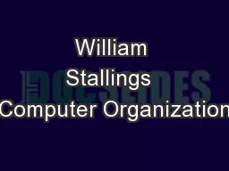 William Stallings  Computer Organization