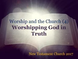 New Testament Church 2017