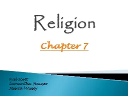 Religion     Chapter 7 Niel Scott