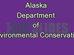 Alaska Department of Environmental Conservation