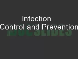 Infection  Control and Prevention