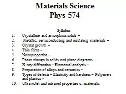 Materials Science  Phys  574