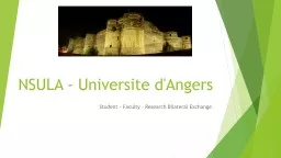 NSULA - Universite d'Angers