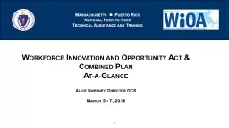 3/1/2018 Workforce  Innovation and Opportunity Act &