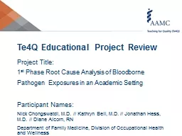 Te4Q Educational Project Review