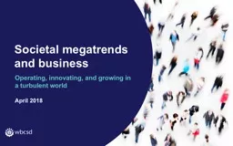 Societal megatrends  and business