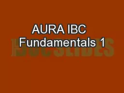 AURA IBC  Fundamentals 1
