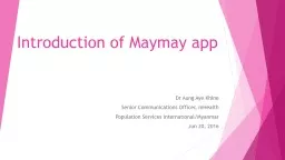 Introduction of  m aymay app