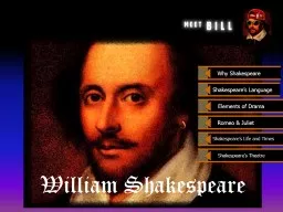 William Shakespeare  Why Shakespeare
