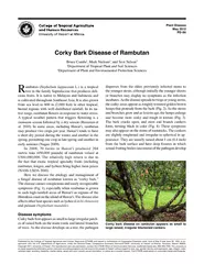 Plant Disease May  PD Published by the College of Trop