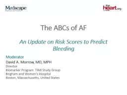 The ABCs of AF Goals Bleeding With Warfarin