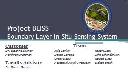 Project BLISS Boundary Layer In-Situ Sensing System