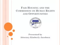 Fair Housing and the Commission on Human Rights and Opportunities