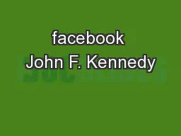 facebook John F. Kennedy