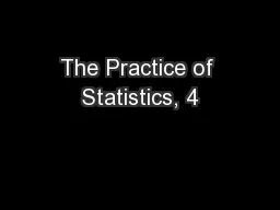 The Practice of Statistics, 4