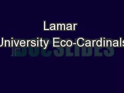 Lamar University Eco-Cardinals