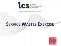 Service Wastes Exercise Introduction