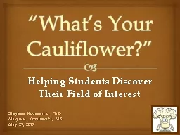 “What’s Your Cauliflower?”