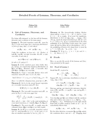 Detailed Proofs of Lemmas Theorems and Corollaries Dah