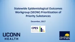 Statewide  Epidemiological Outcomes Workgroup (SEOW)