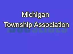 Michigan Township Association
