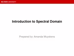 Introduction to Spectral Domain