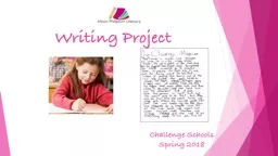 Writing Project Challenge Schools