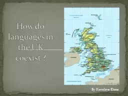 How do languages ​​in the UK