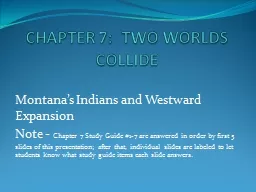 CHAPTER 7:  TWO WORLDS COLLIDE
