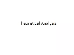 Theoretical Analysis Objective