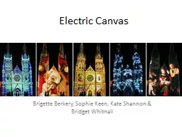 Electric Canvas Brigette Berkery, Sophie Keen, Kate Shannon & Bridget Whitnall