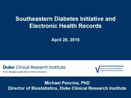 Southeastern Diabetes Initiative and Electronic