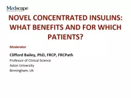 Novel Concentrated Insulins: What Benefits and for Which Patients?