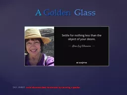 A   Golden   Glass DLO: