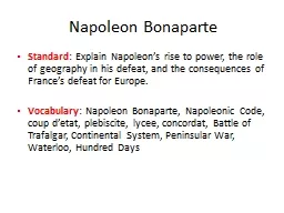 Napoleon Bonaparte Standard