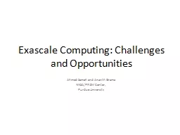 Exascale  Computing: Challenges and Opportunities