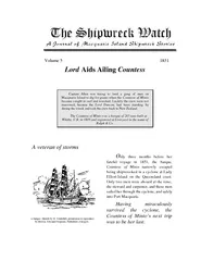 Volume   Lord Aids Ailing Countess Captain Allen was t