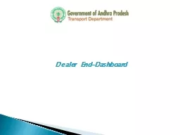 Dealer  End-Dashboard Training Program