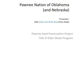 Pawnee Nation of Oklahoma