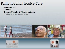 Palliative and Hospice Care
