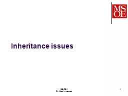 Inheritance issues SE-2811