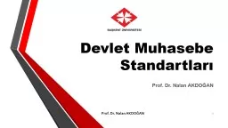 Devlet Muhasebe  S tandartları