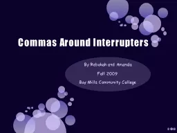 Commas Around Interrupters
