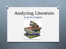 Analyzing Literature Guide for Students